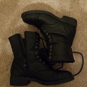 Black Combat Boots